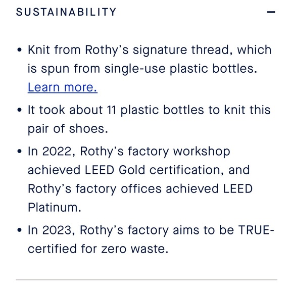 Rothy’s The Point “Golden Stripe” - Picture 11 of 16